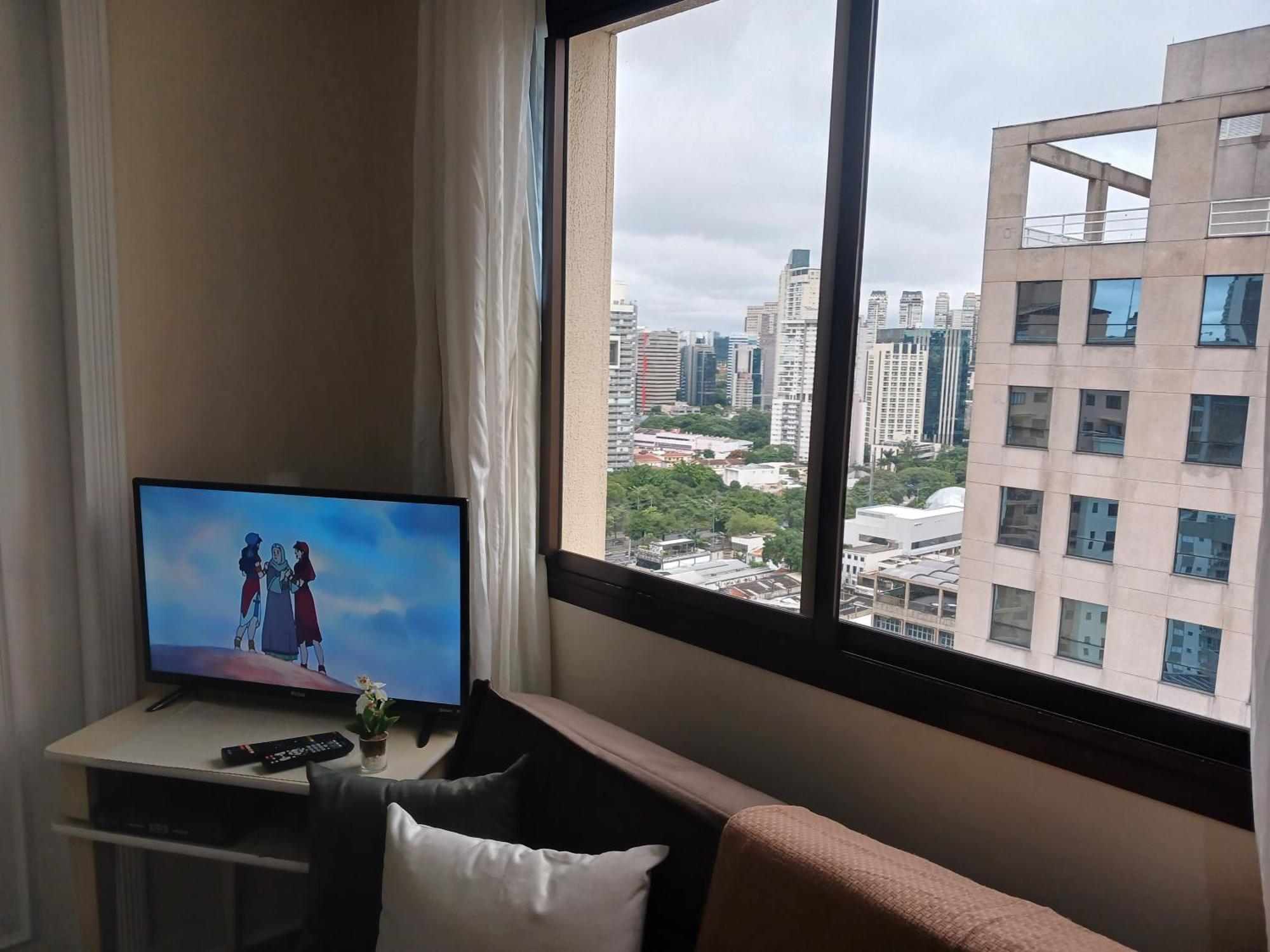 Flat Completo Em 4 Estrelas No Jardins! Com Piscina, Jacuzzi, Sauna E Academia! Apartamento *